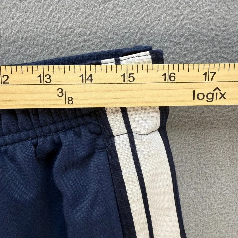 Nike‎ Track Pants Mens Large Y2K Navy Blue Tear Away Snap Buttons Athletic Retro